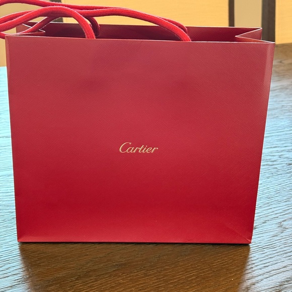 Cartier Crimson paper shopping bag - Picture 1 of 10